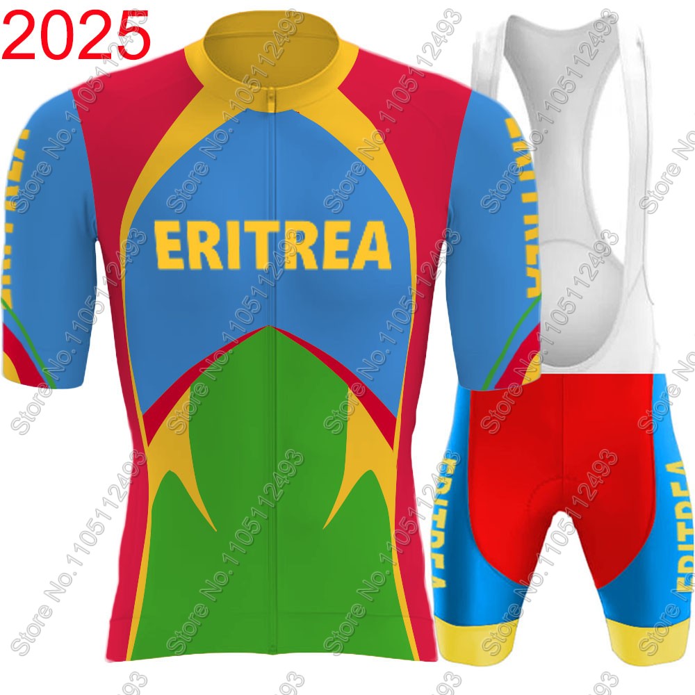 Cycling Commute Shorts - 2025 Eritrea National Team Cycling Jersey