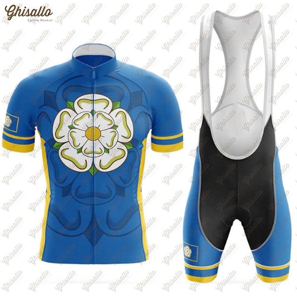 Cycling Commute Shorts - Yorkshire Cycling Jersey Set for Men,
