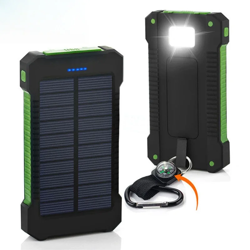 20000mah Portable Solar Power  - Usb Charger Dynamo ulasan dan harga