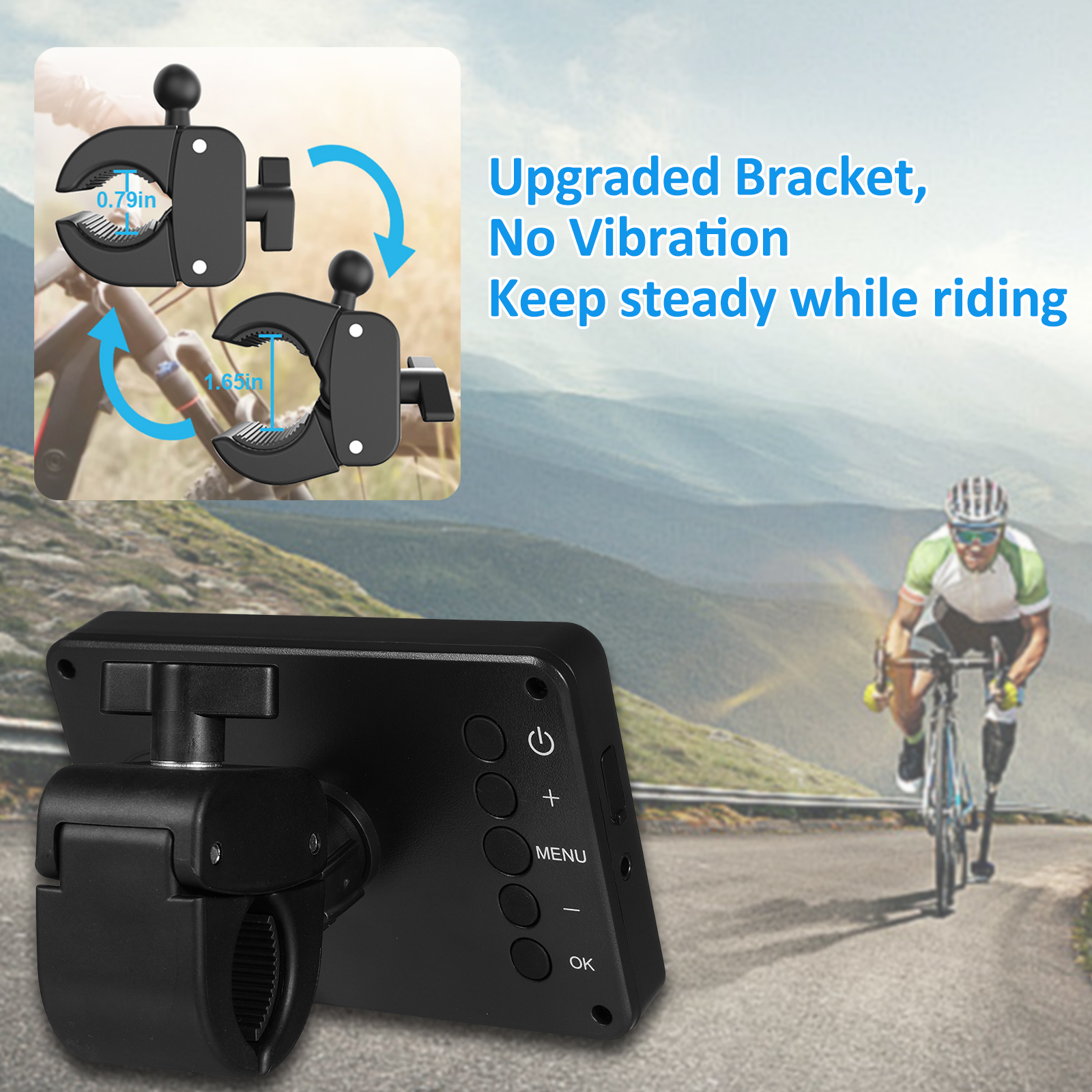 Handlebar Bike Mirror, 1080P R - Cycling Zones ulasan dan harga