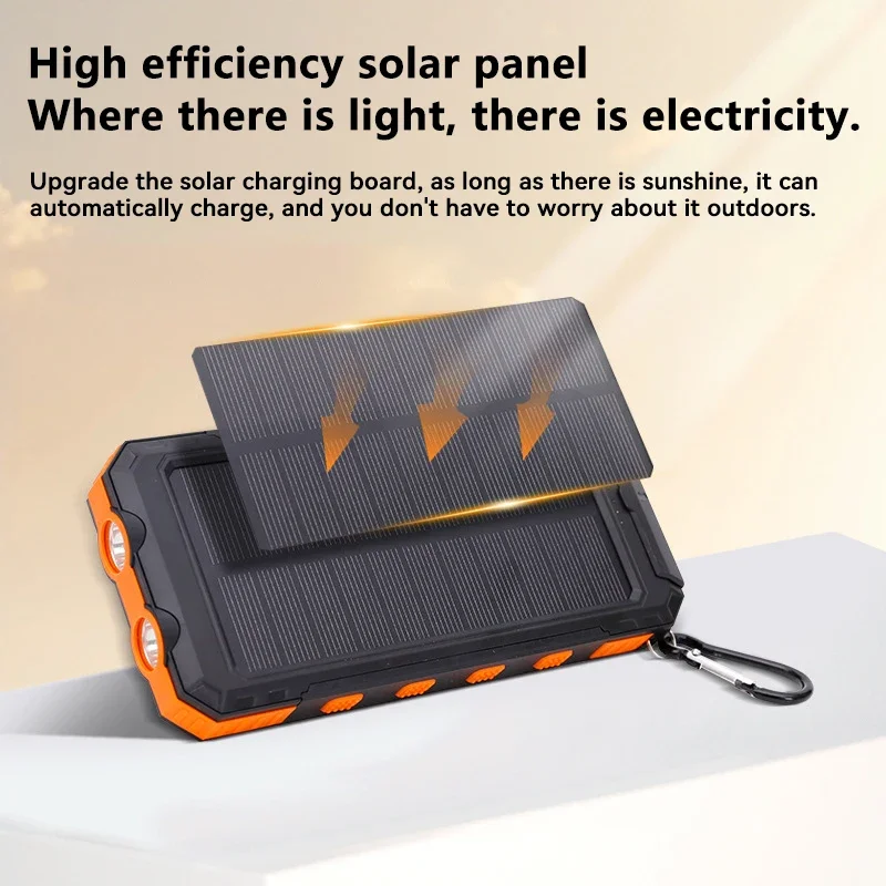 200000mAh Solar Power Bank Por - Usb Charger Dynamo ulasan dan harga