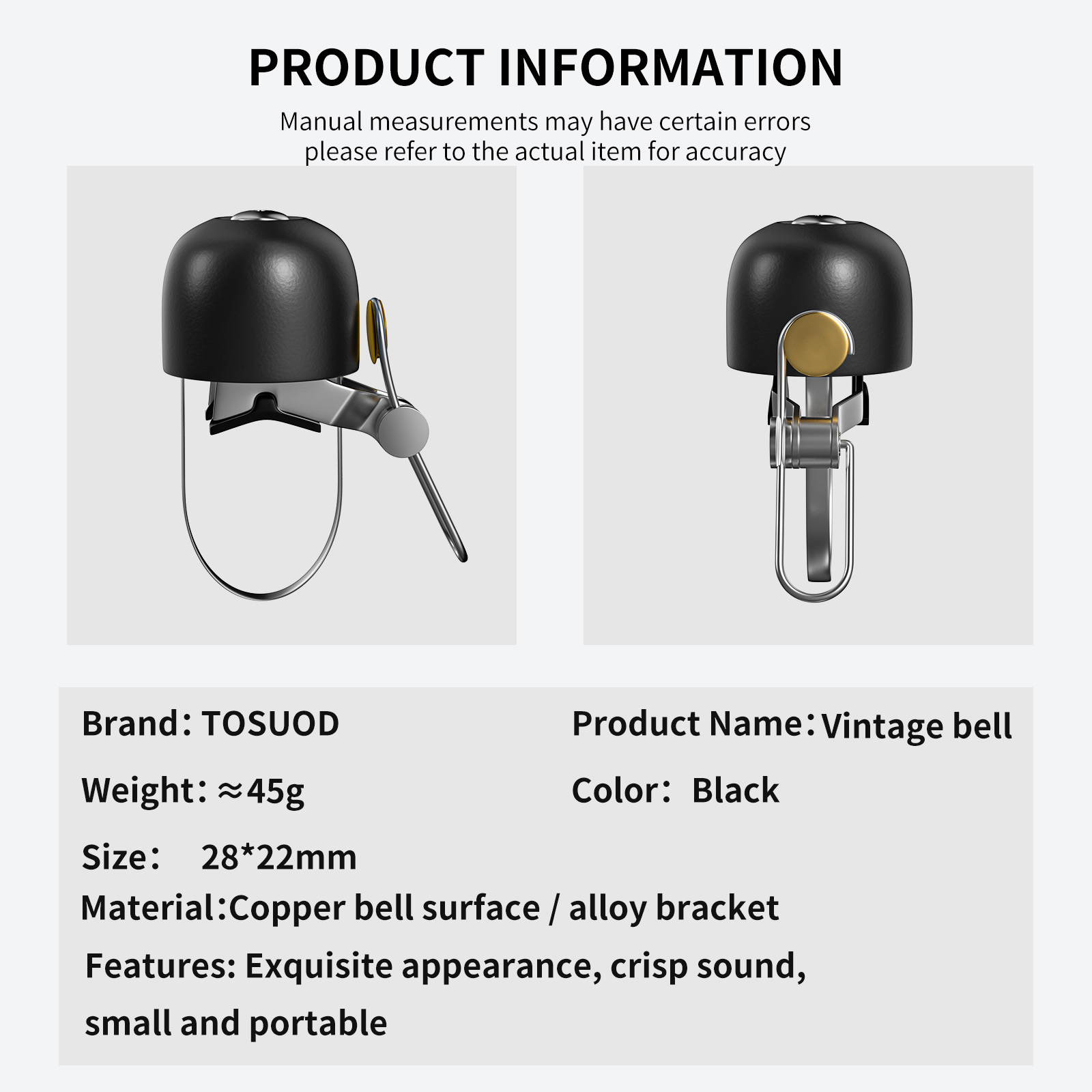 Bicycle Bell Retro Classical C - Bell Handlebar Ring ulasan dan harga