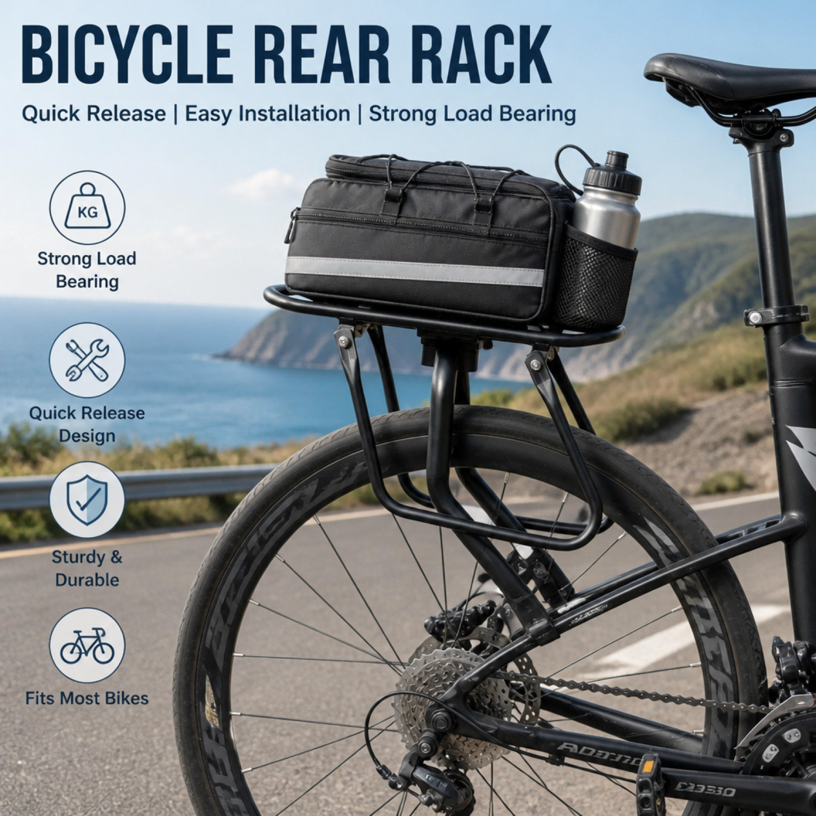 Quick Release Cycle Cargo Rack - Cycling Commute ulasan dan harga