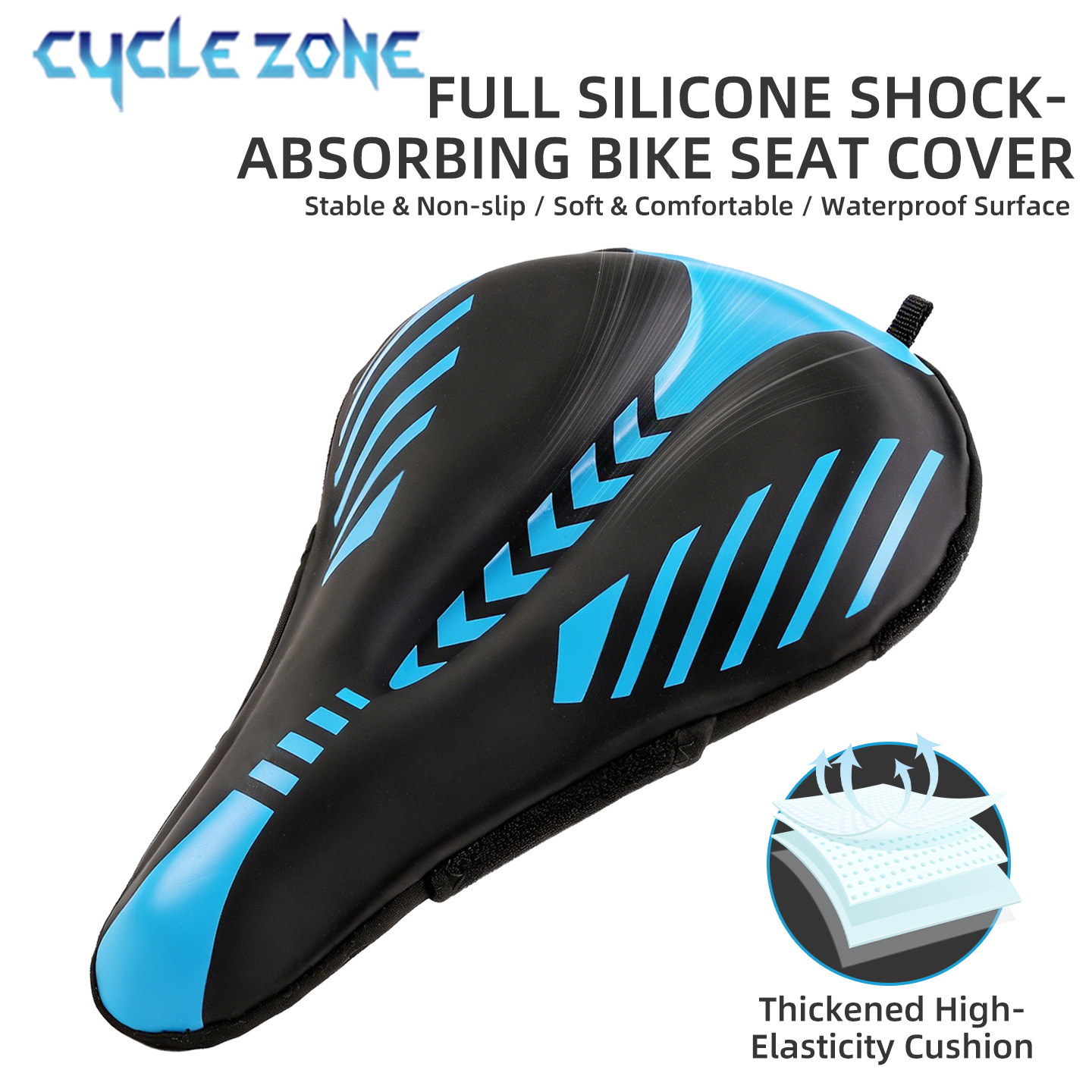 Thickened Silicone Bicycle Sad - Cycling Zones ulasan dan harga