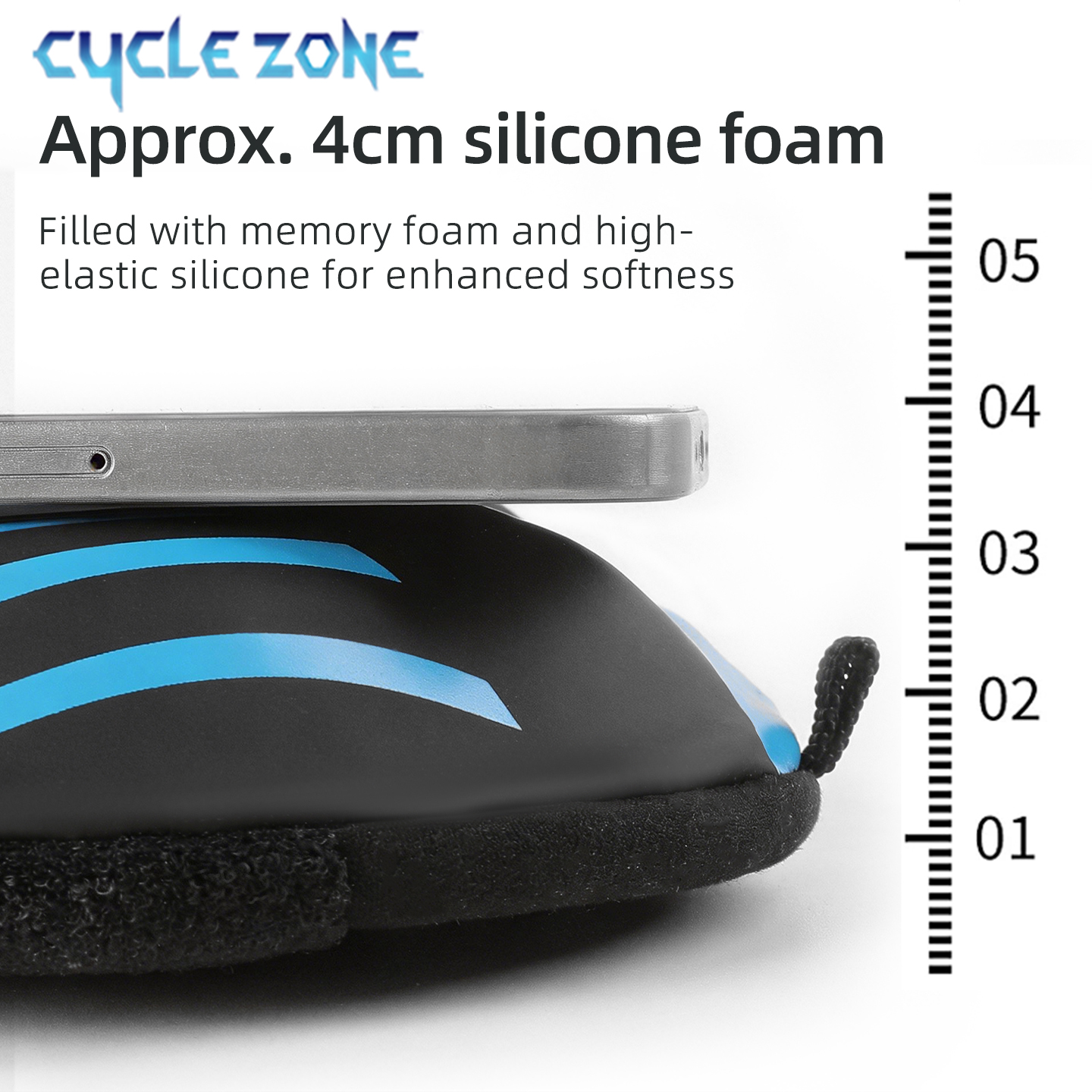 Thickened Silicone Bicycle Sad - Cycling Zones ulasan dan harga