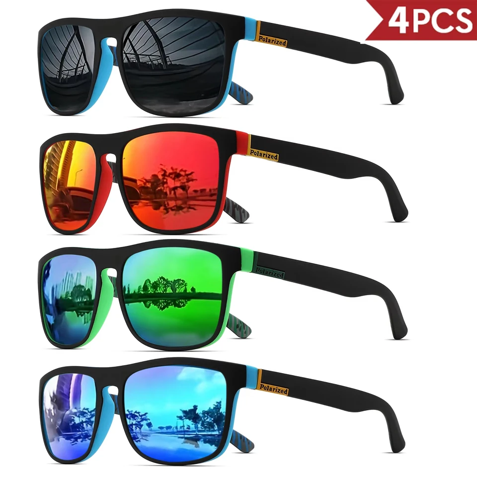 1-4PCS Men Classical Square Po - Cycling Zones ulasan dan harga