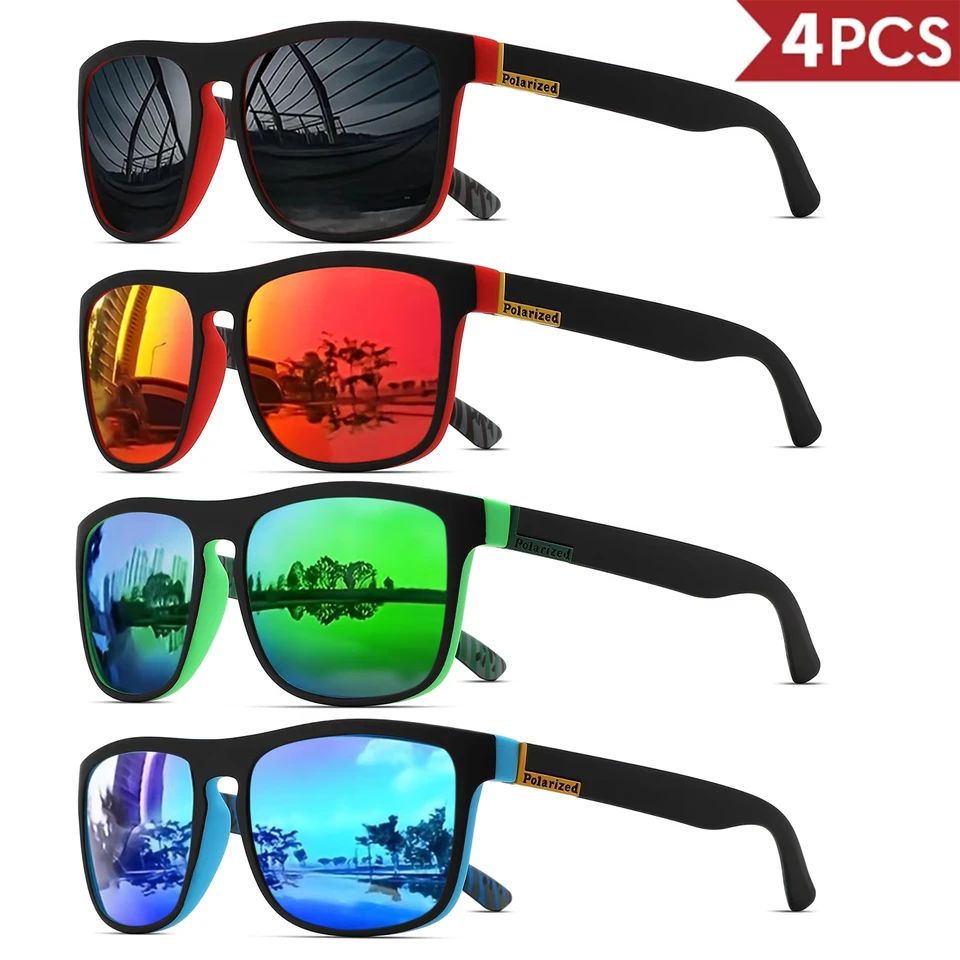 1-4PCS Men Classical Square Po - Cycling Zones ulasan dan harga