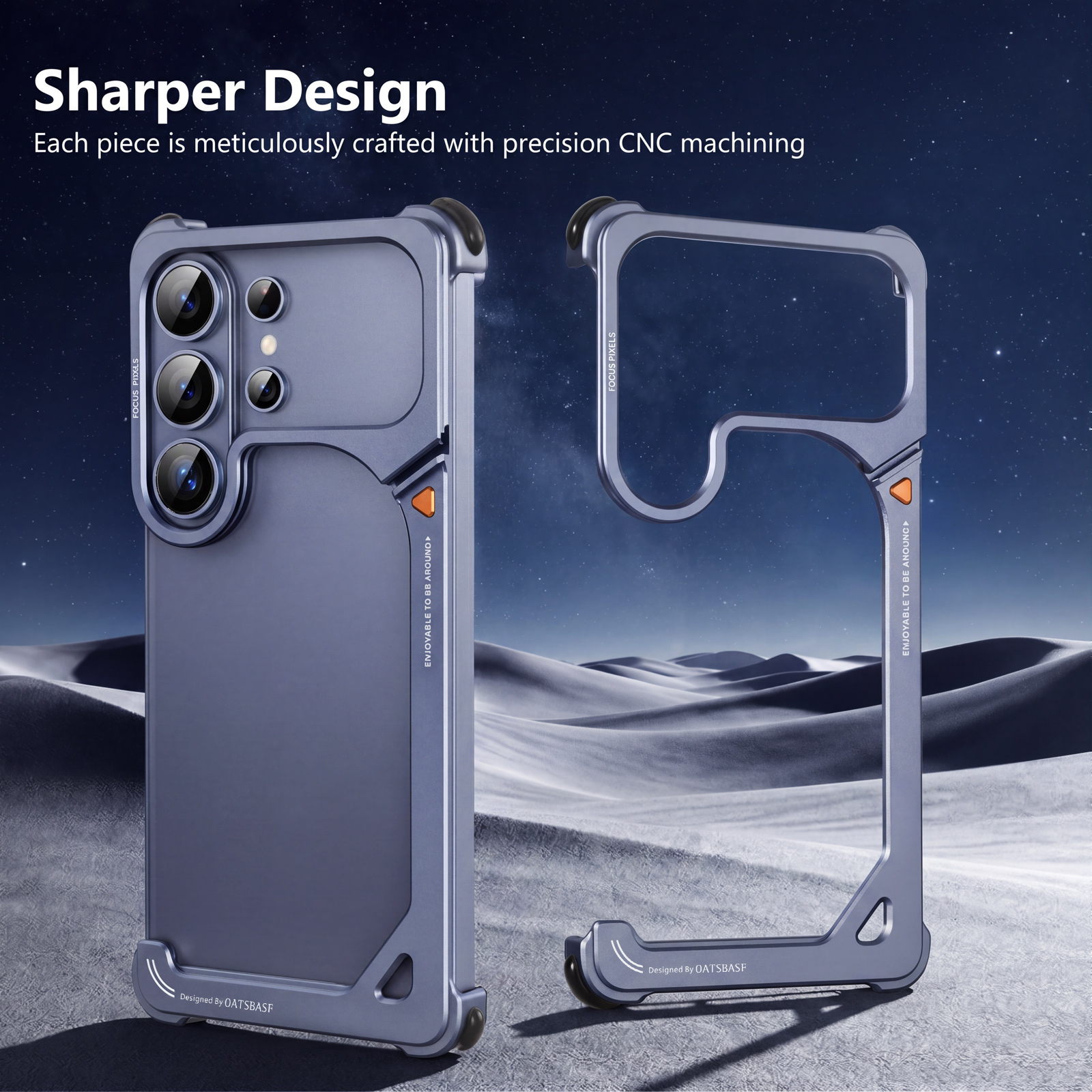 Oatsbasf Metal Phone Case for  - Kickstand Adjustable ulasan dan harga