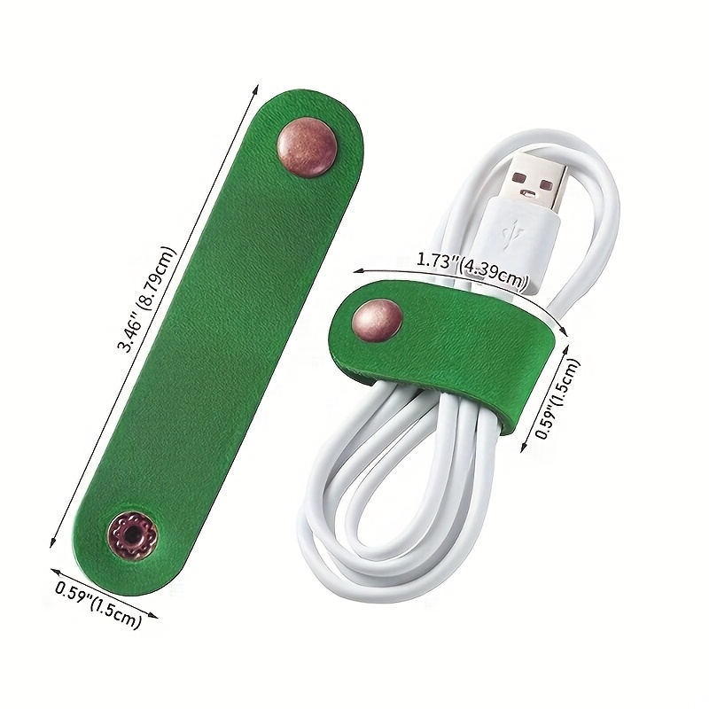 2/5/10pcs random color PU Leat - Cable Lock Flexible ulasan dan harga