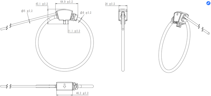 MEATROL NRC-150 Flexible CT Ai - Cable Lock Flexible ulasan dan harga