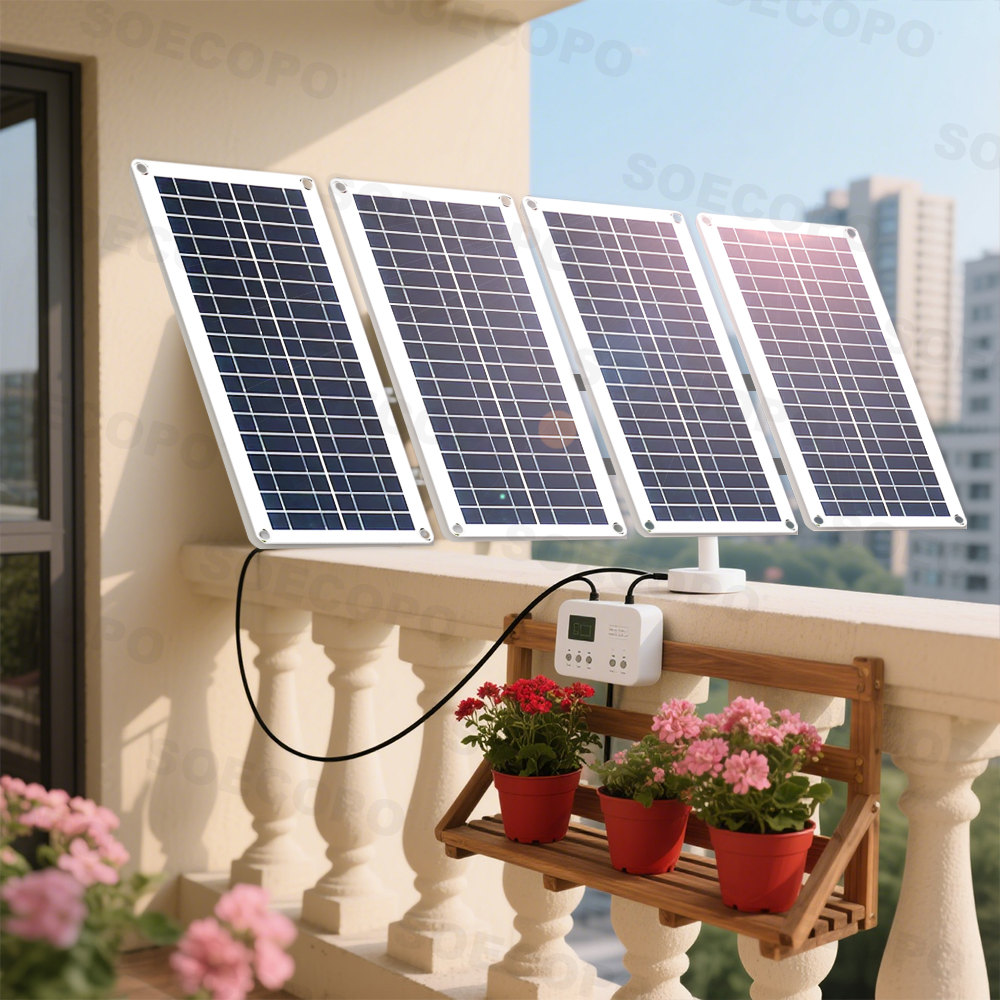 SOECOPO 800W Solar Panel Kit 4 - Usb Charger Dynamo ulasan dan harga