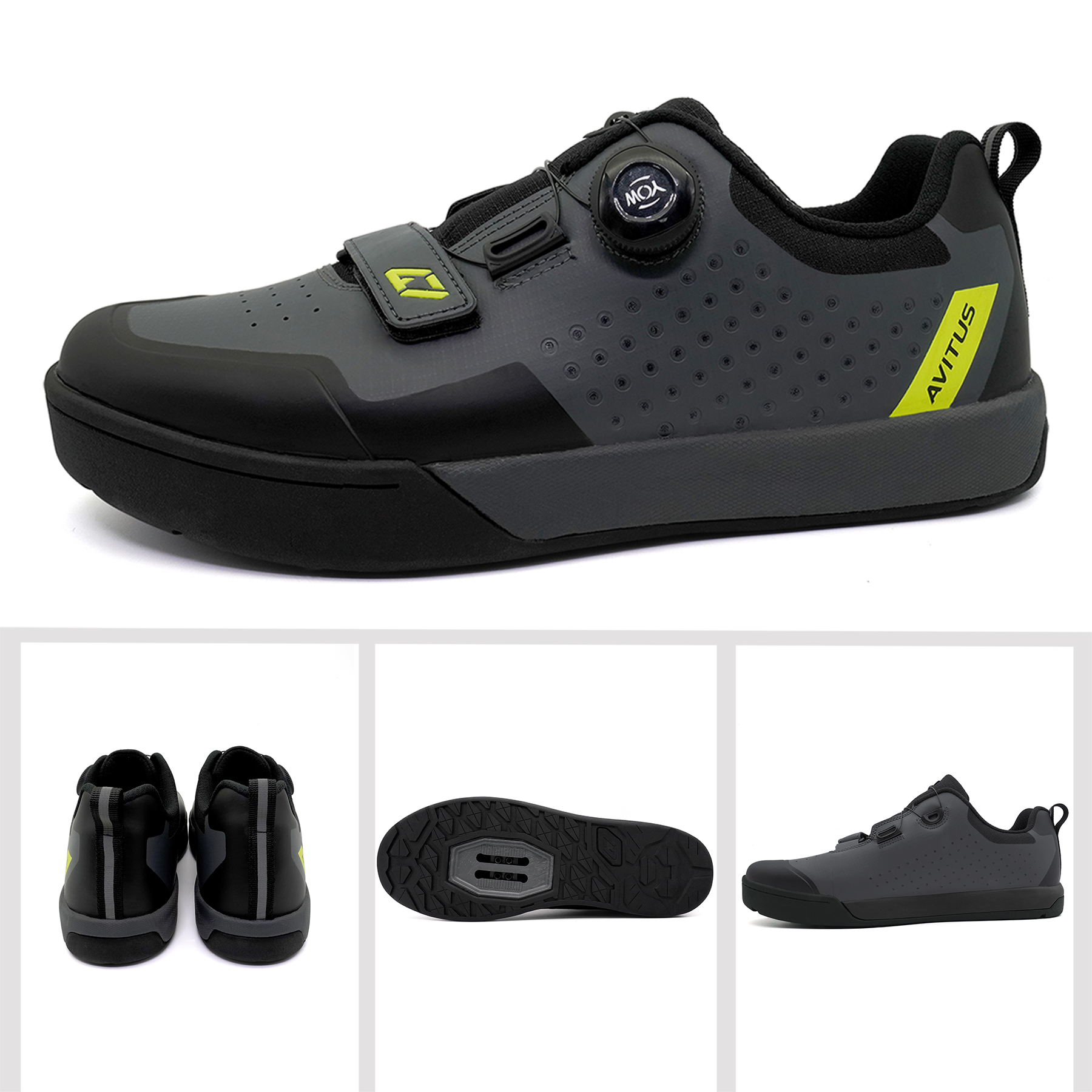 AVITUS Men MTB Shoe with 2-Bol - Cycling Commuter Shoes ulasan dan harga