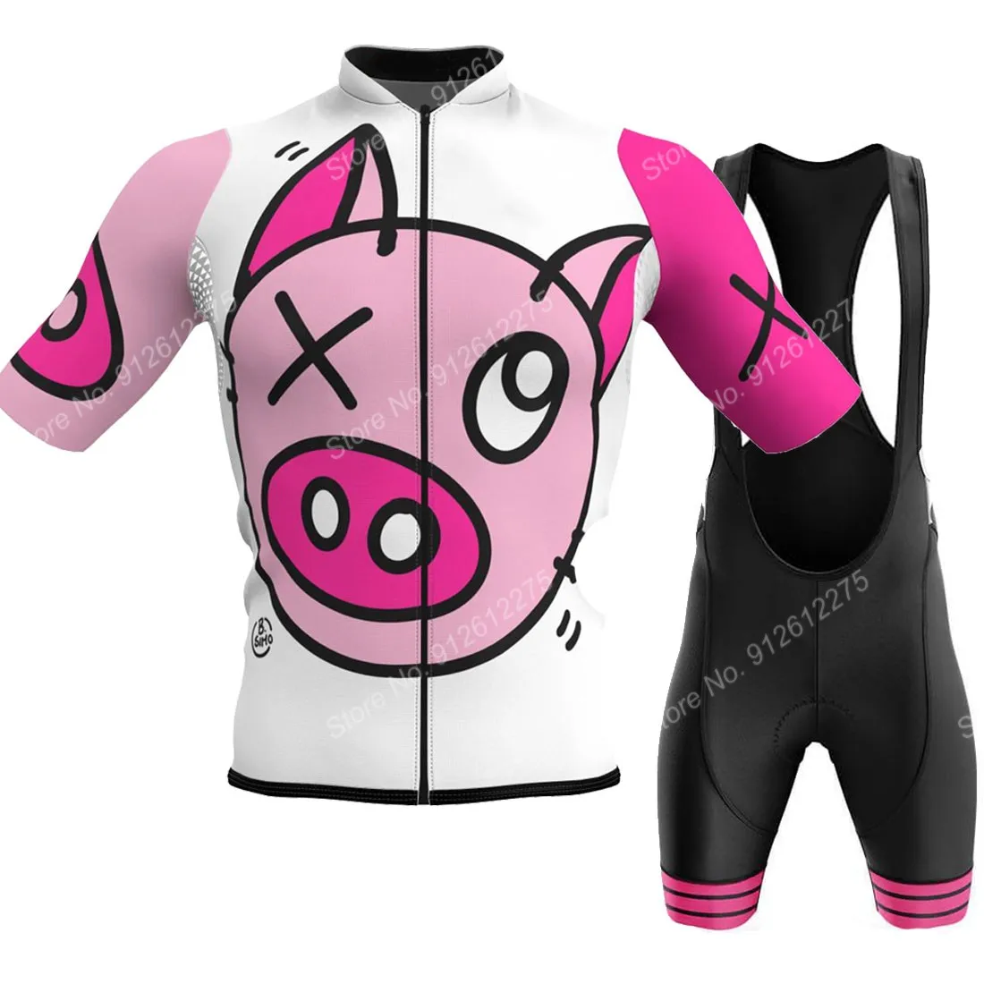 Set Cartoon Comic Pig 2023 Cyc - Cycling Commute Shorts ulasan dan harga