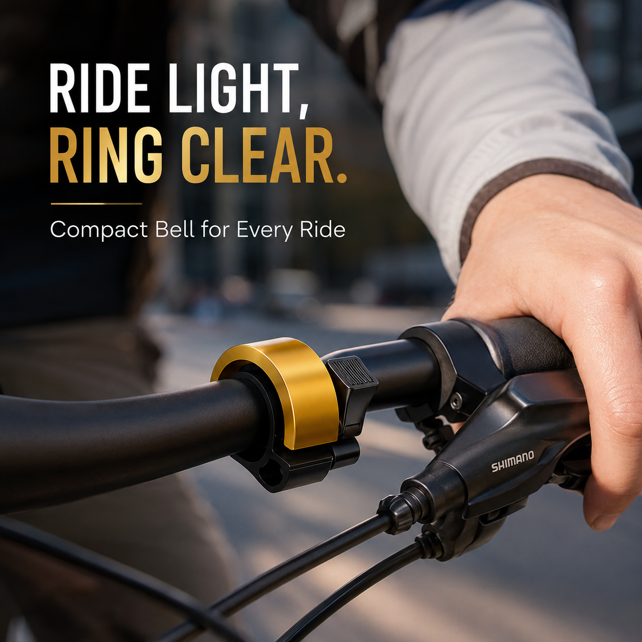 PINMOAP Compact Invisible Bike - Bell Handlebar Ring ulasan dan harga