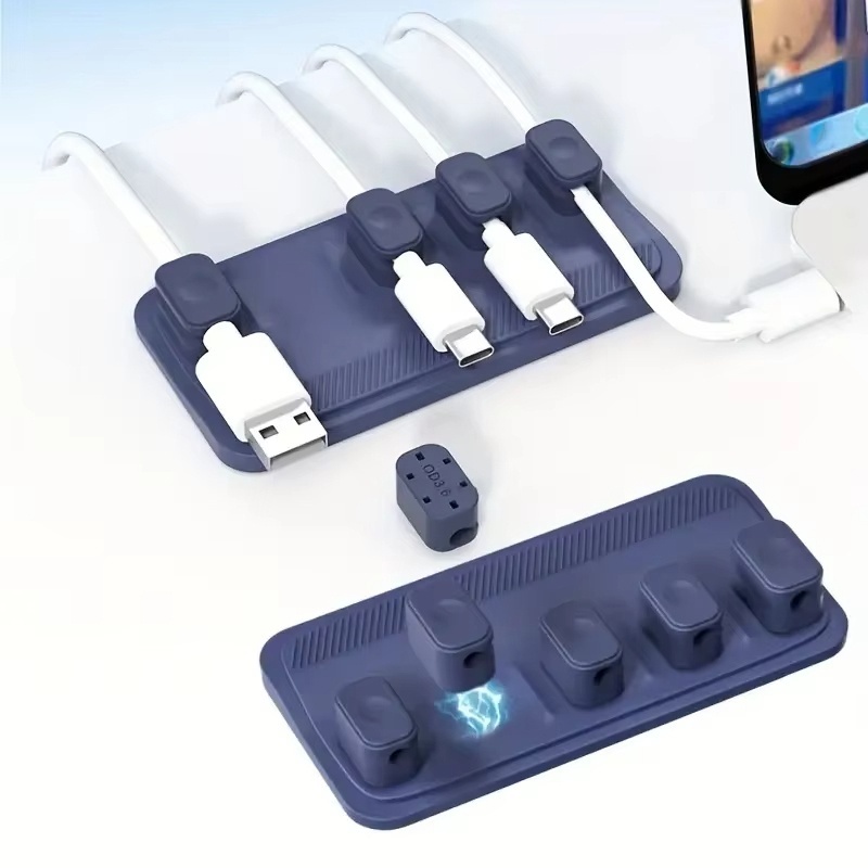 Self-adhesive Silicone Magneti - Cable Lock Flexible ulasan dan harga