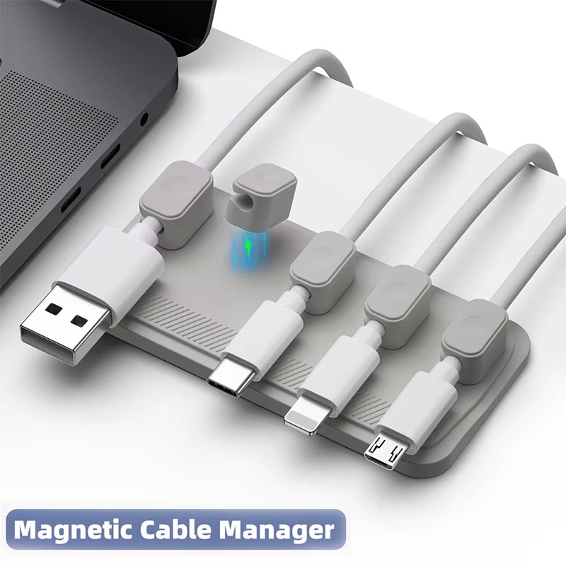 Self-adhesive Silicone Magneti - Cable Lock Flexible ulasan dan harga