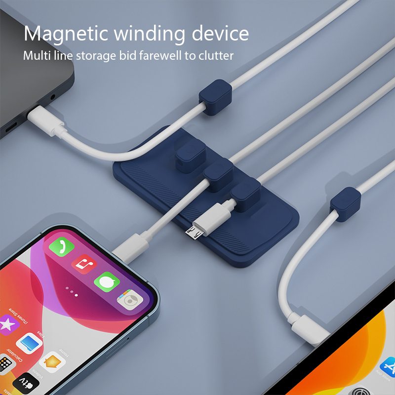 Self-adhesive Silicone Magneti - Cable Lock Flexible ulasan dan harga