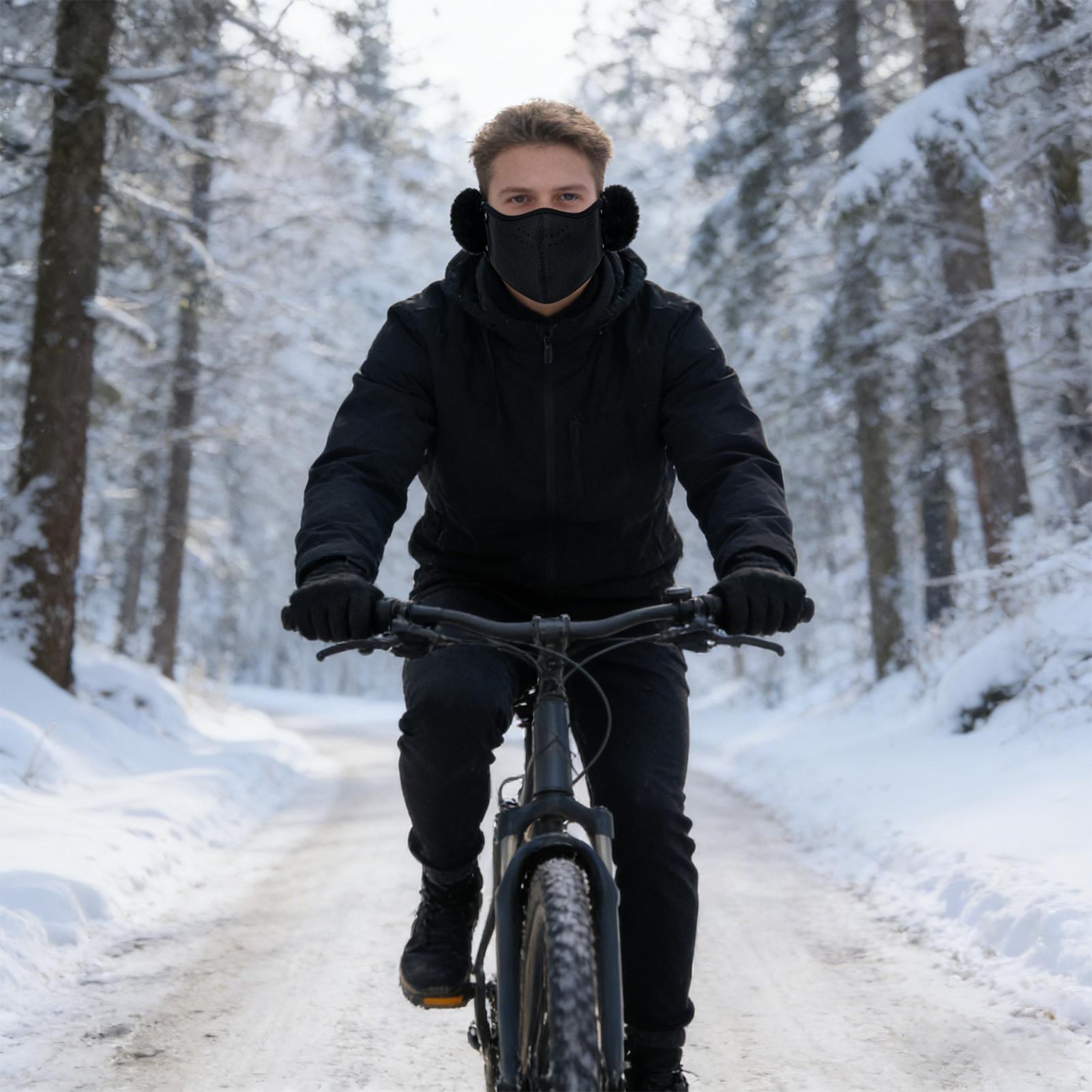 Face Cover For Cold Weather Wi - Winter Cycling Commute ulasan dan harga