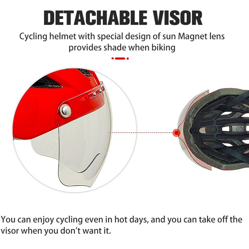 MOON Road Bike Helmet with Det - Commute Cycling Helmet ulasan dan harga