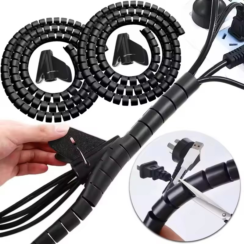 2M Flexible Spiral Cable Organ - Cable Lock Flexible ulasan dan harga