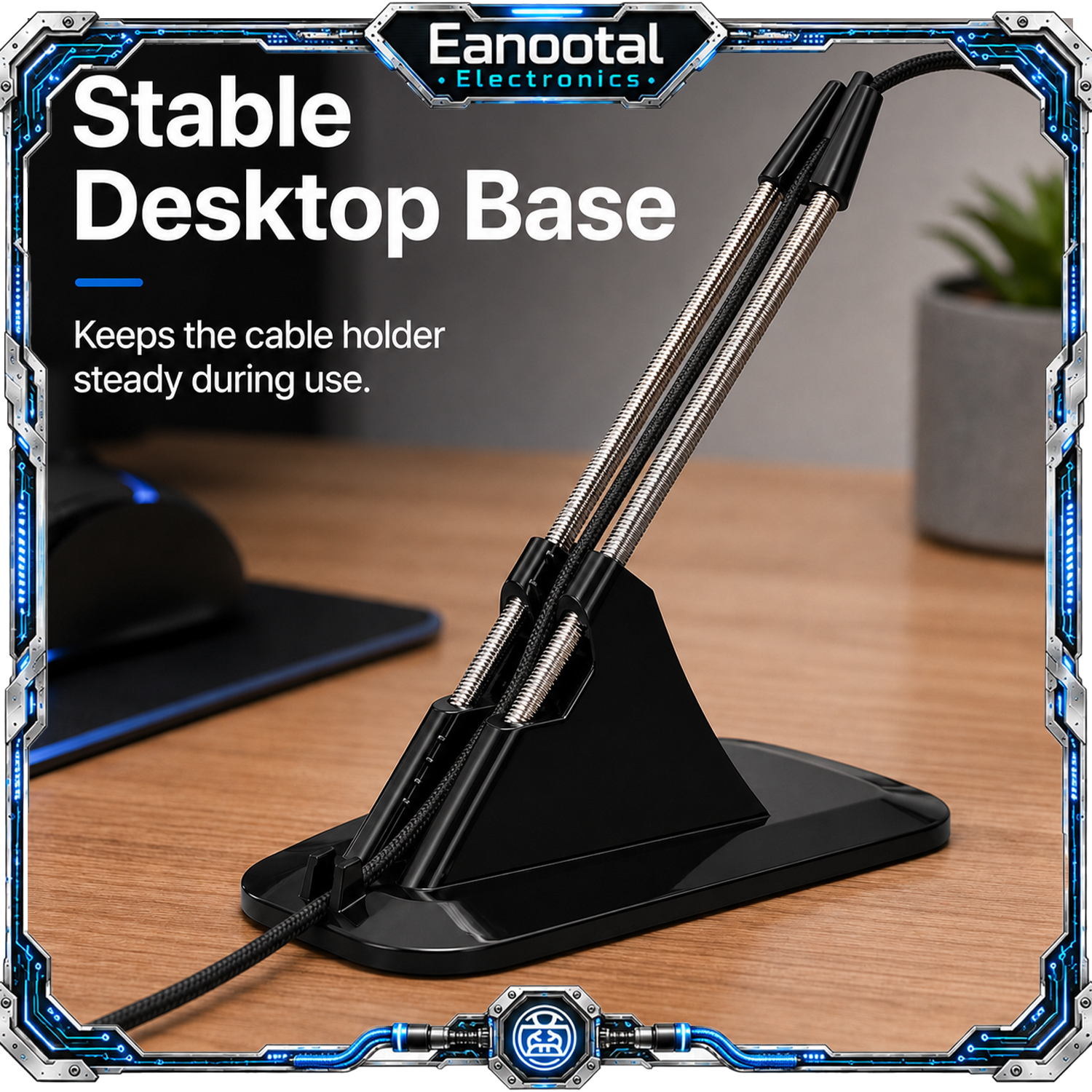 Mouse Cable Holder Computer PC - Cable Lock Flexible ulasan dan harga