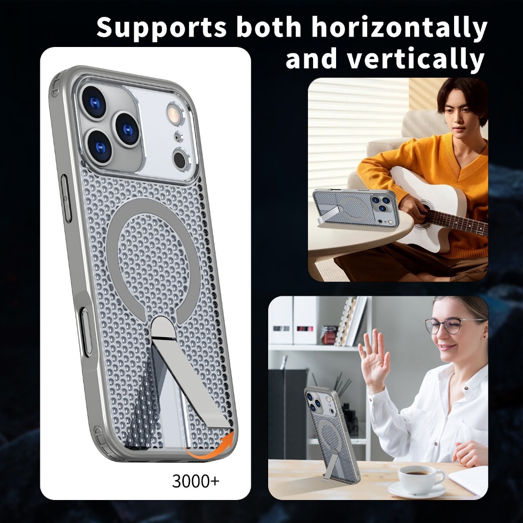 For Magsafe Magnetic Heat Diss - Kickstand Adjustable ulasan dan harga