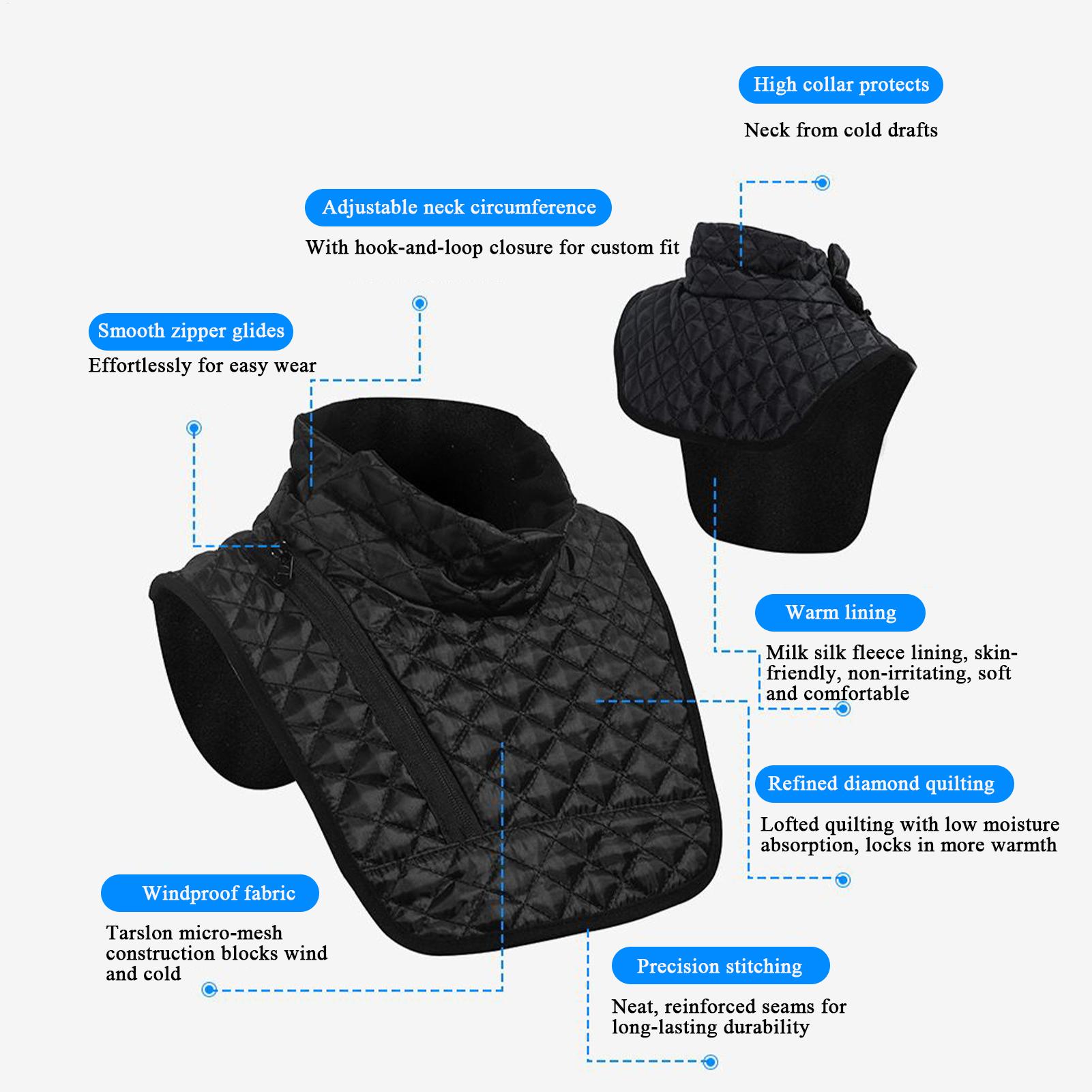 Motorcycle Neck Gaiter Breatha - Winter Cycling Commute ulasan dan harga