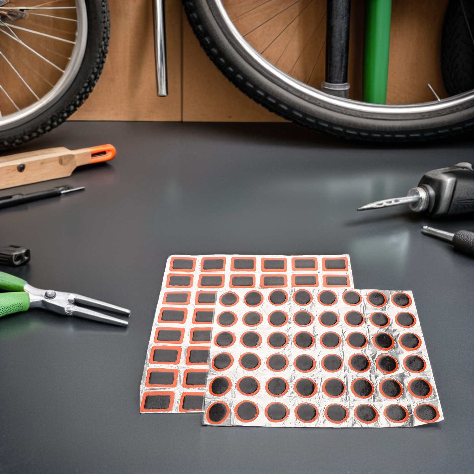 4Pcs Bicycle Tire Patches Kit  - Commuting On Road Bike ulasan dan harga
