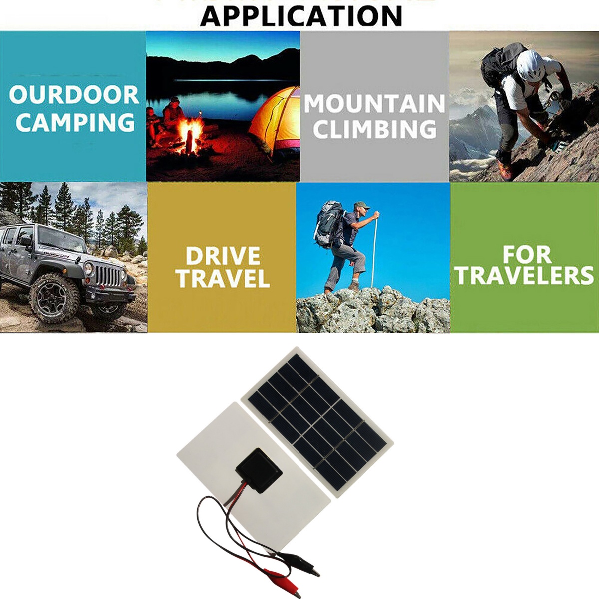 Wholesale Mini Solar Panel 5V  - Usb Charger Dynamo ulasan dan harga