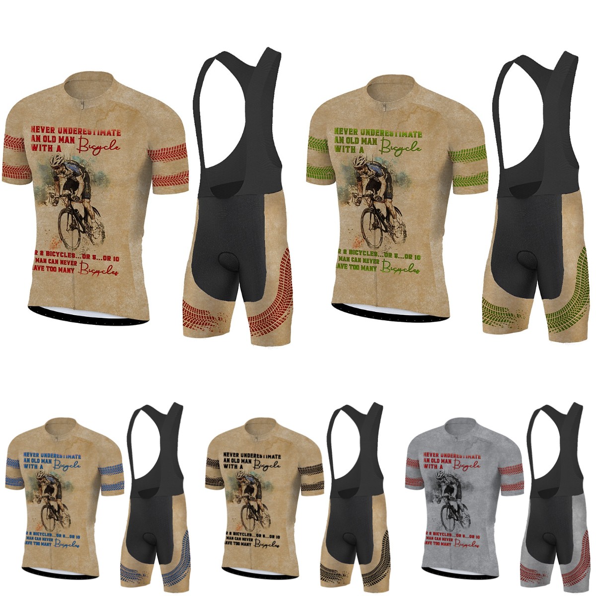 New Cycling Jersey Set Men Sho - Cycling Commute Shorts ulasan dan harga